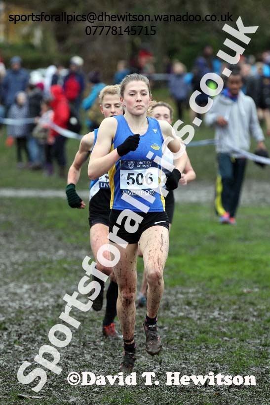 Women under-17s, British Athletics Liverpool Cross Challenge, Sefton Park, Liverpool. Photo: David T. Hewitson/Sports for All Pics